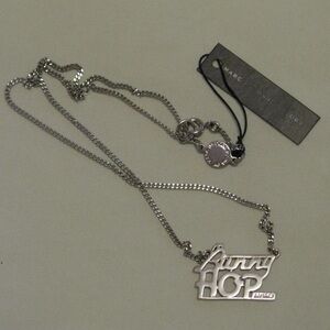 Marc by Marc Jacobs Argento Silver 'Bunny Hop' Pendant Necklace NWT Rare